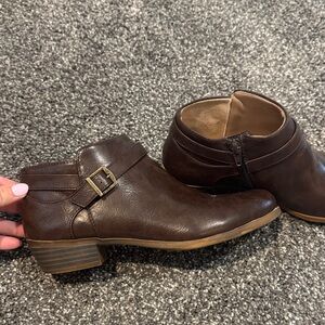 Women’s Brown Leather Ankle Boots